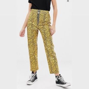 THE RAGGED PRIEST IMITATION LEATHER PANTS - SMALL